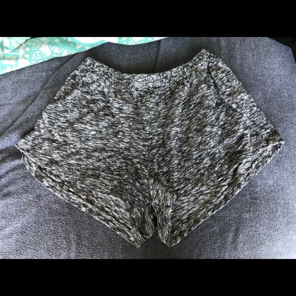 Brandy Melville One Size Grey Cotton Shorts